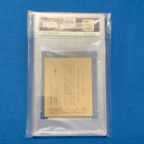 LA Dodgers vs. SF Giants Sept 4 1961 Ticket Stub + Program + Press Box Pickups - Picture 3 of 13