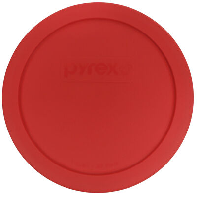 Pyrex 322-PC Red Round Mixing Bowl Food Storage Plastic Replacement Lid Cover