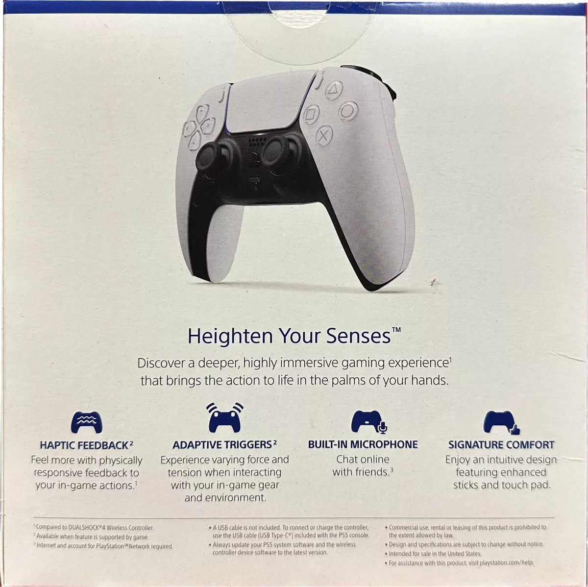 Sony PlayStation 5 DualSense Wireless Controller White 3005715 - Best Buy