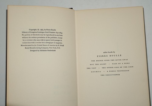 1ST/1ST PRINTING W. JACKET & SIGNED LETTER~ PLANET OF THE APES ~ PIERRE BOULLES - Imagen 13 de 13
