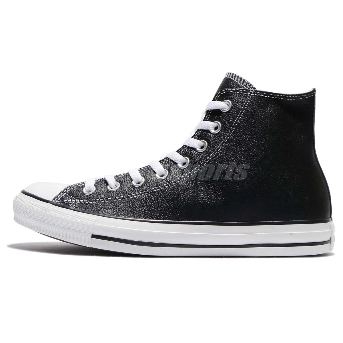Converse all star chuck taylor cuir noir top