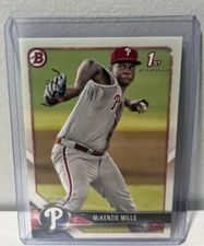 McKenzie Mills 2018 Bowman Prospects 1st Bowman #BCP87 Phillies
