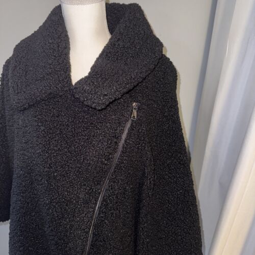Women’s Bernardo Black Sherpa Jacket Xl/2Xl - Picture 2 of 9