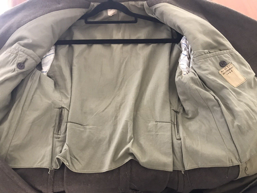 Vintage FRENCH 2nd ARMY CORPS II CA GREAT COAT SMALL/MEDIUM - Picture 9 of 14