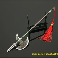 1/12 8.66'' Chinese Halberd Hook Axe Knife Billhook For 6'' Action Figure Custom