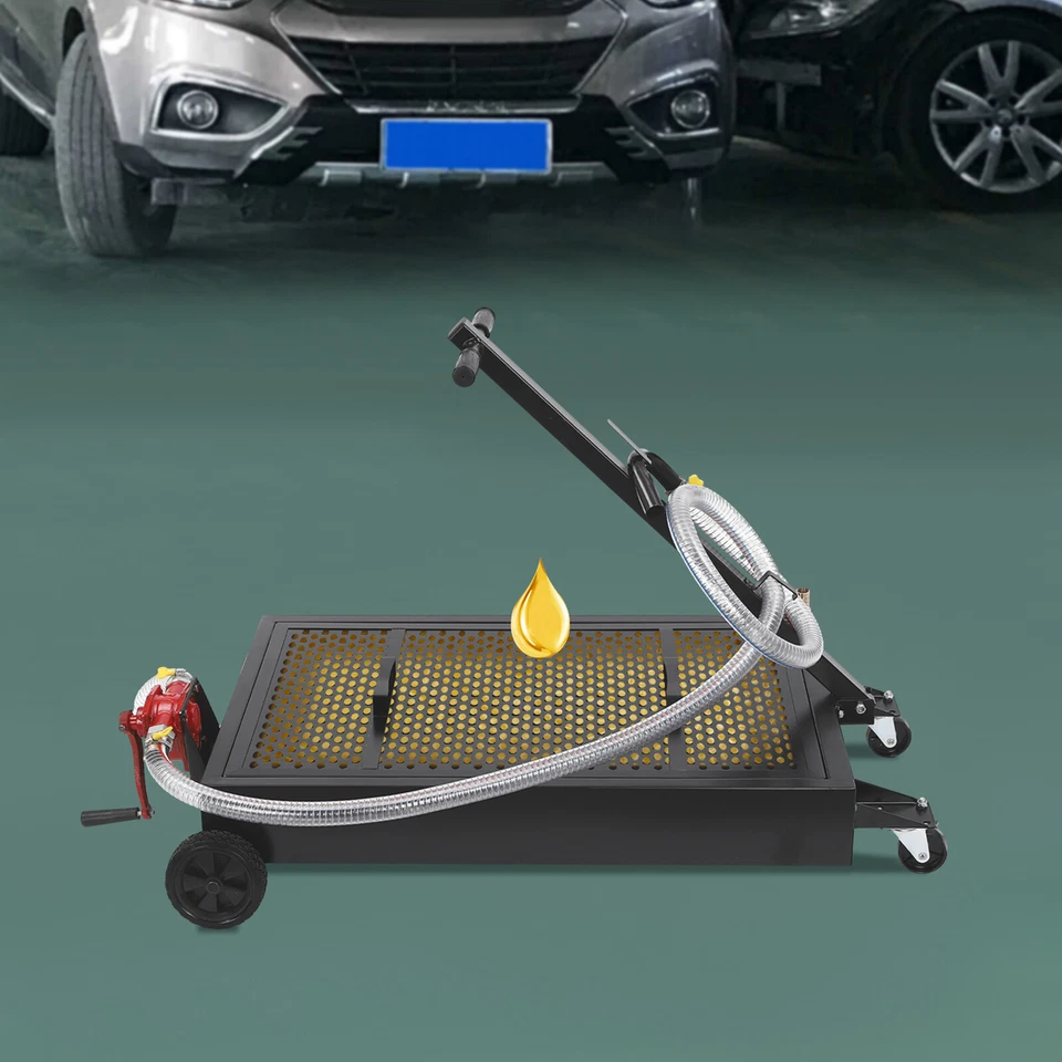 17 Gallon Oil Drain Pan Container Oil Drain Tank Large Capacity Oil Change Pan - Image 4 of 4