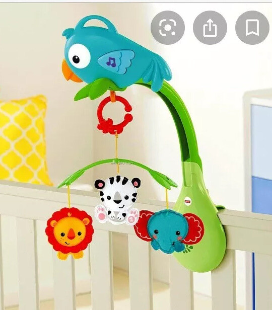 rainforest cot mobile