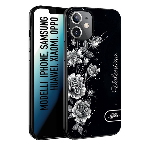 Custodia IPhone X/Xs Personalizzata | Design Camouflage | TPU Morbido | Antiscivolo | Nome Personalizzato