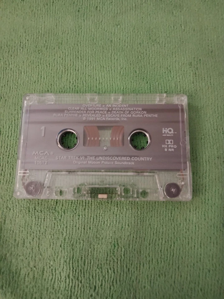 Star Trek VI The Undiscovered Country. Film Soundtrack. Cassette tape. 1991. - Image 4 of 4