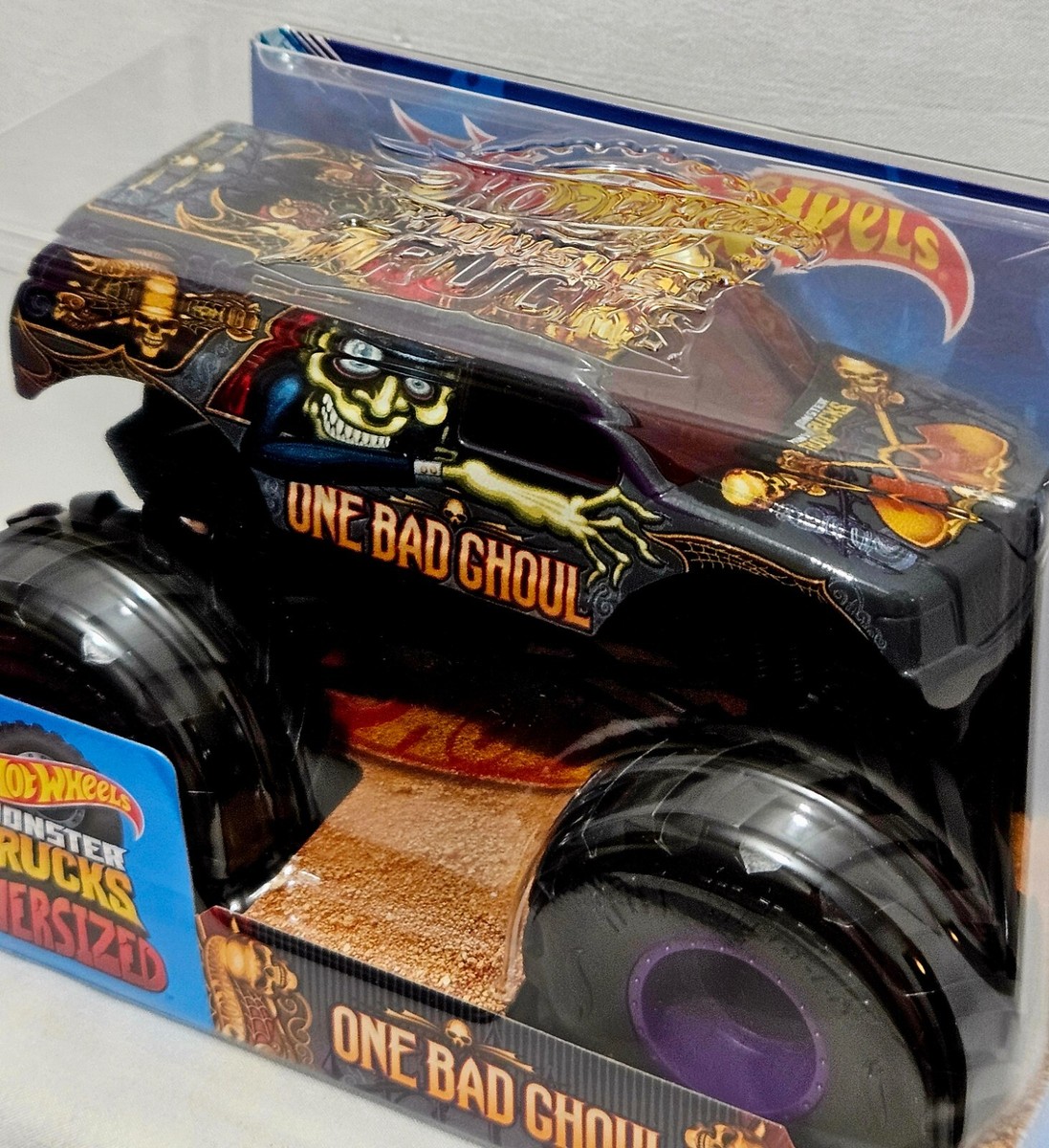 2023 HOT WHEELS MONSTER TRUCKS OVERSIZED - ONE BAD GHOUL