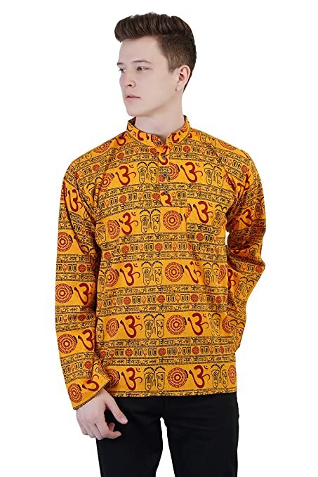 Short Kurta Om Printed T Shirts Online Om Printed Kurt A Gypsy