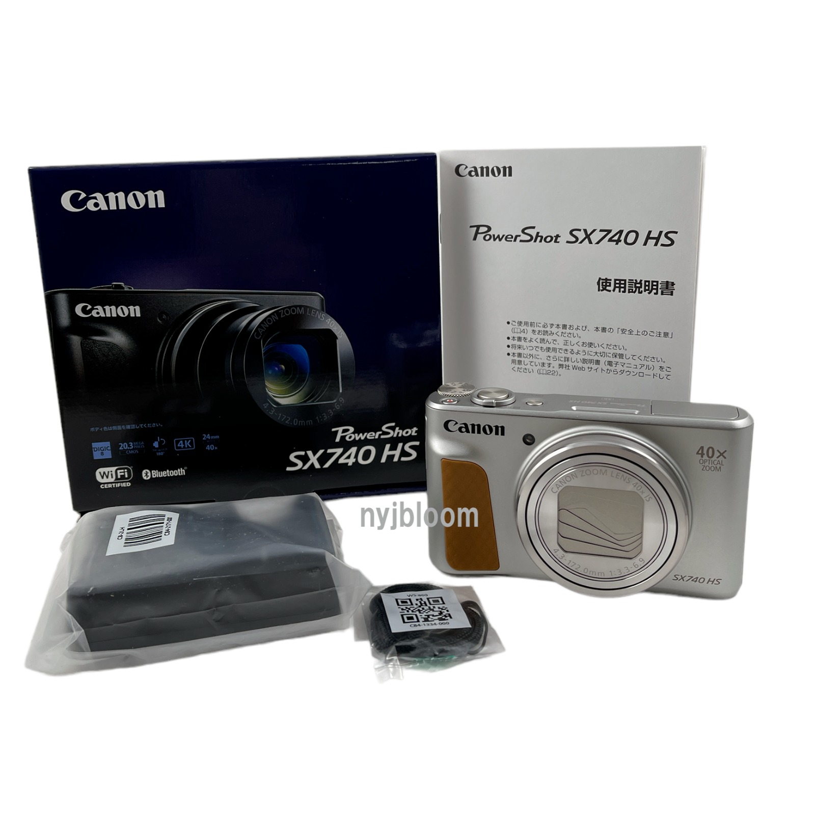 New Canon PowerShot SX740 HS Digital Camera - SILVER - 20.3MP Wifi 4K Video