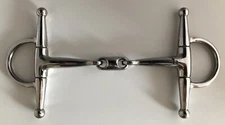 Horze Oval Link Joint Cheek Snaffle Bit - New from Open Package - See Photos