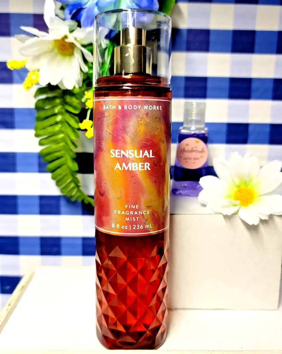 New Bath and Body Works ~Sensual Amber~ Fine Fragrance Body Mist 8 fl oz