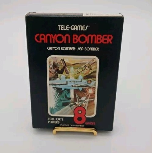 CANYON BOMBER, MANUAL + BOX Sears Tele-Games RARE PRISTINE - Picture 2 of 12