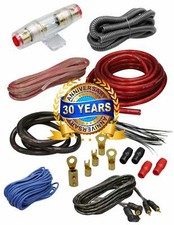 Car Audio 4 Gauge Cable Kit Amp Amplifier Install RCA Subwoofer Sub Wiring