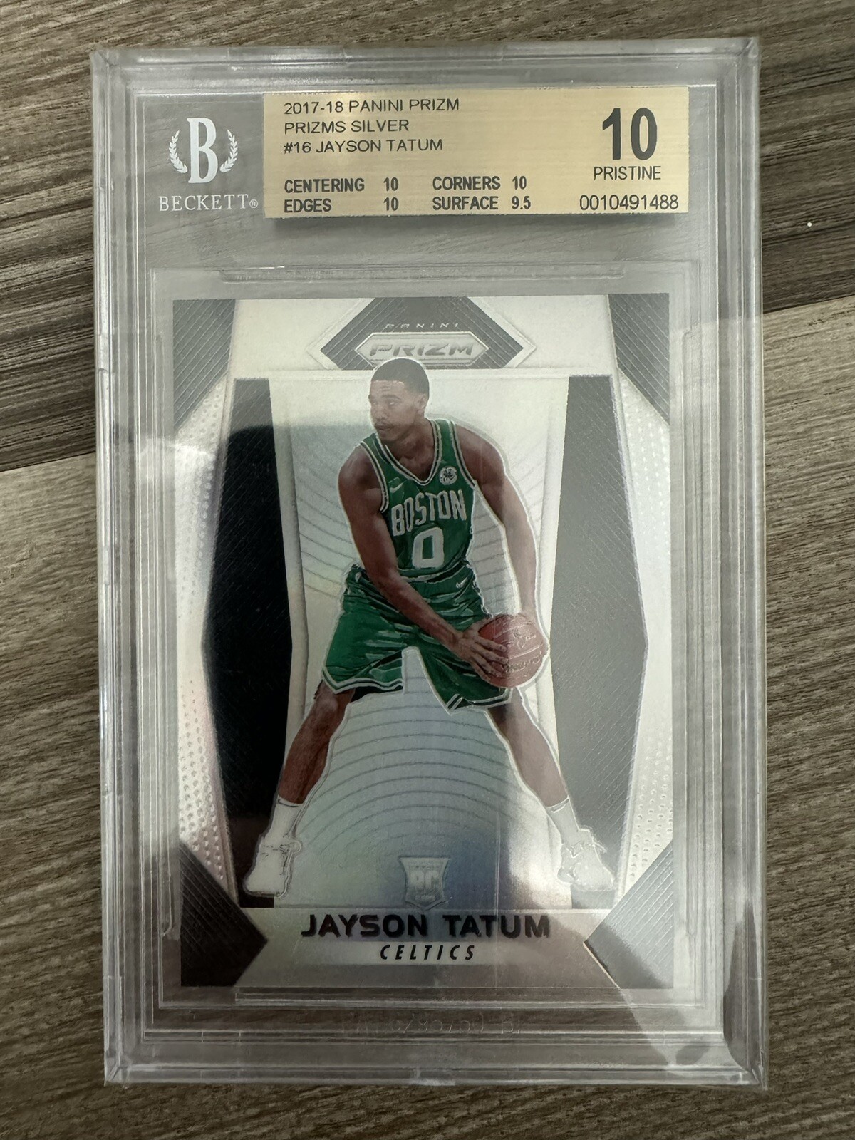 2017-18 Jayson Tatum Panini Prizm Silver Prizms RC BGS 10 Pristine 🔥low pop!