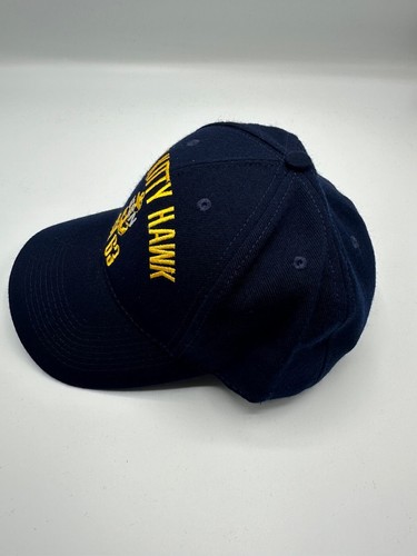 The Corps USS Kitty Hawk CV 63 Logo Blue Snapback Cap Hat One Size - 第 2/6 張圖片