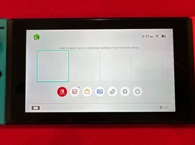 Nintendo Switch 1 32GB Console Bundle Neon Red/Blue JoyCons With OEM Dock +Cords