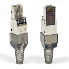 Netzwerkstecker Cat6a RJ45 Netzwerk Stecker w...