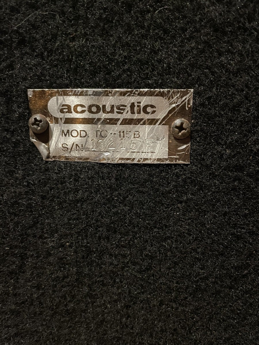 Acoustic amp cabinet TC-115B | eBay