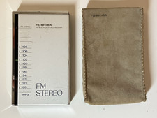 Toshiba RP-S5 FM Multiplex Stereo Receiver  Original Cover. Vintage WORKS READ