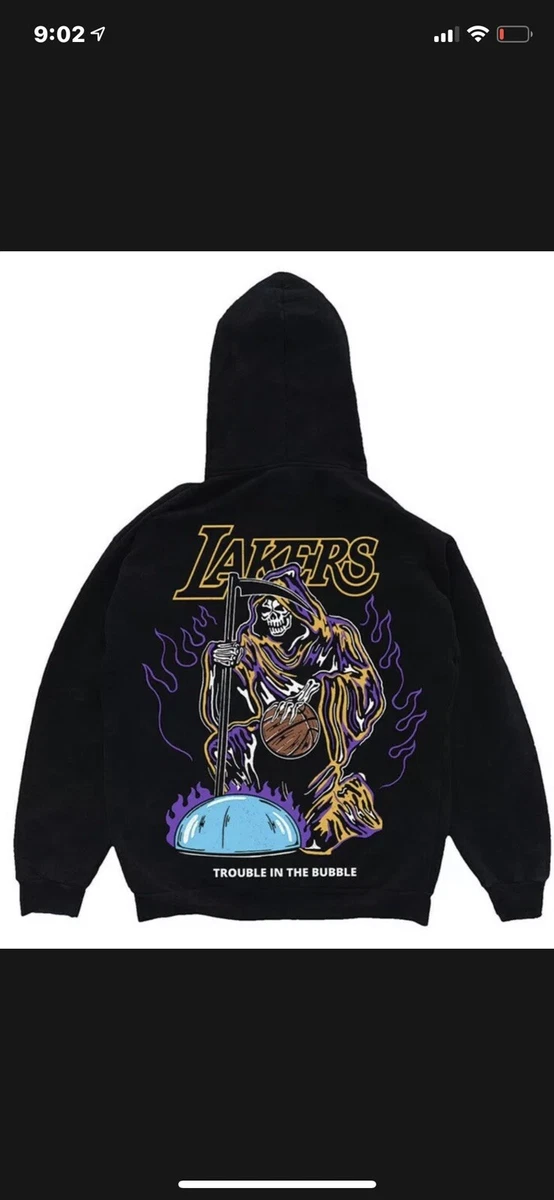 Warren Lotas x NBA Los Angeles Lakers LeBron James Hoodie Sz. L