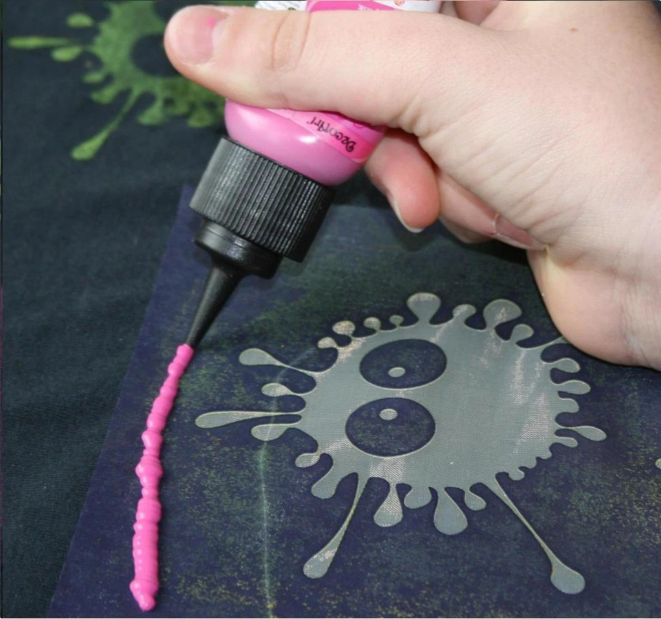 Siebdruck Schablone Wellness Asia Entspannung, zum Auftragen von Farbe, Rayher - Bild 2 von 4