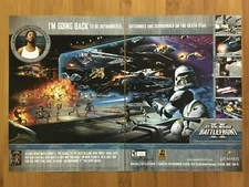 Star Wars Battlefront II 2 PS2 Xbox 2005 Print Ad/Poster Original Official Art