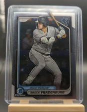 Brock Vradenburg 2024 Bowman Prospects Chrome #BCP-62 Miami Marlins