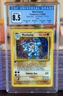 Pokemon 1st Edition Base Set Machamp Holo 8/102 CGC 8.5 with 10 centering sub!