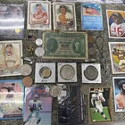 Junk drawer lot# 5 vintage silver  1921 Morgan dollar peso jewelry