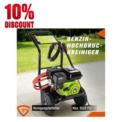 #ad 3500PSI Gas Pressure Washer Cold Water Gas Powered Washer 2.6GPM 212cc 5Nozzles $262.99