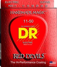 DR Strings Red Devils-Extra-Life Coated Electric 11-50