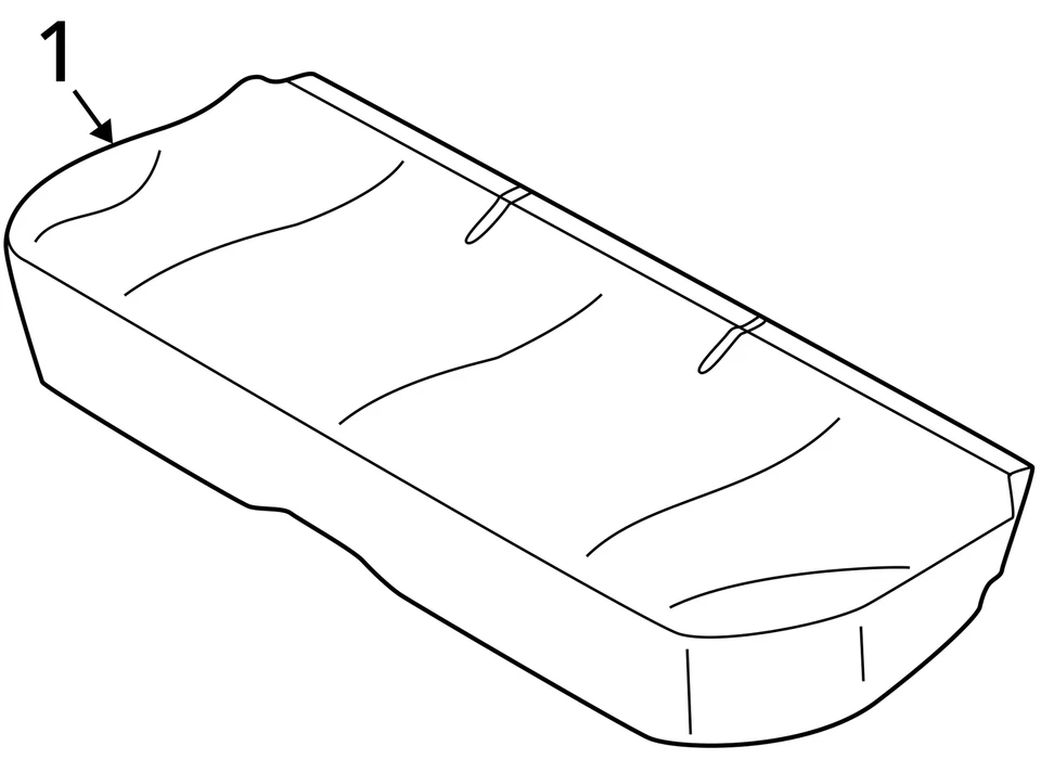 SE ADAPTA A PONTIAC SUNFIRE 1997-2002 COJÍN R/ASIENTO 22651436 - NUEVO OEM 22651436 Foto 3 de 3
