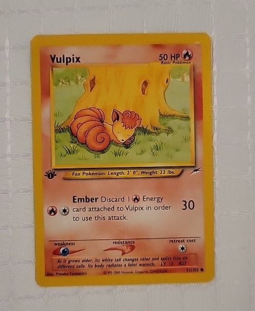 Vulpix 91/105 Neo Destiny 1st Edition Non Holo