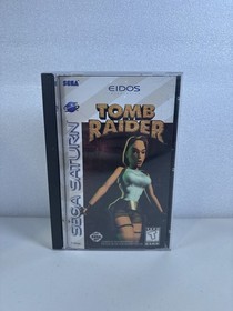 Sega Saturn Console & 5 games WORKING Daytona, Myst, Tomb Raider, Virtua Fighter