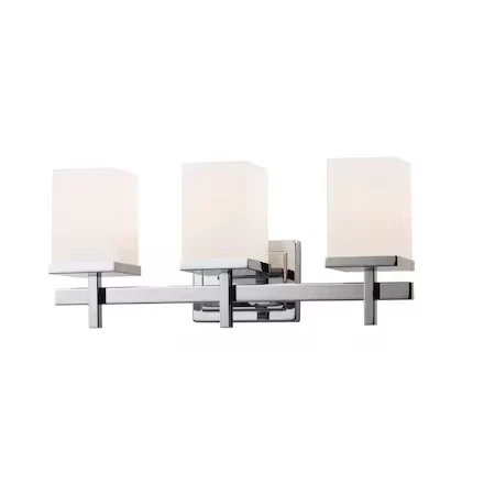 MAXIM LIGHTING 2153SWPC Tetra 3-Light 22" Wide Polished Chrome Vanity Light - Picture 1 of 3