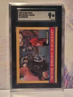 1990-91 NBA Hoops Michael Jordan #382 Behind the Scenes SGC 9 Playground Card