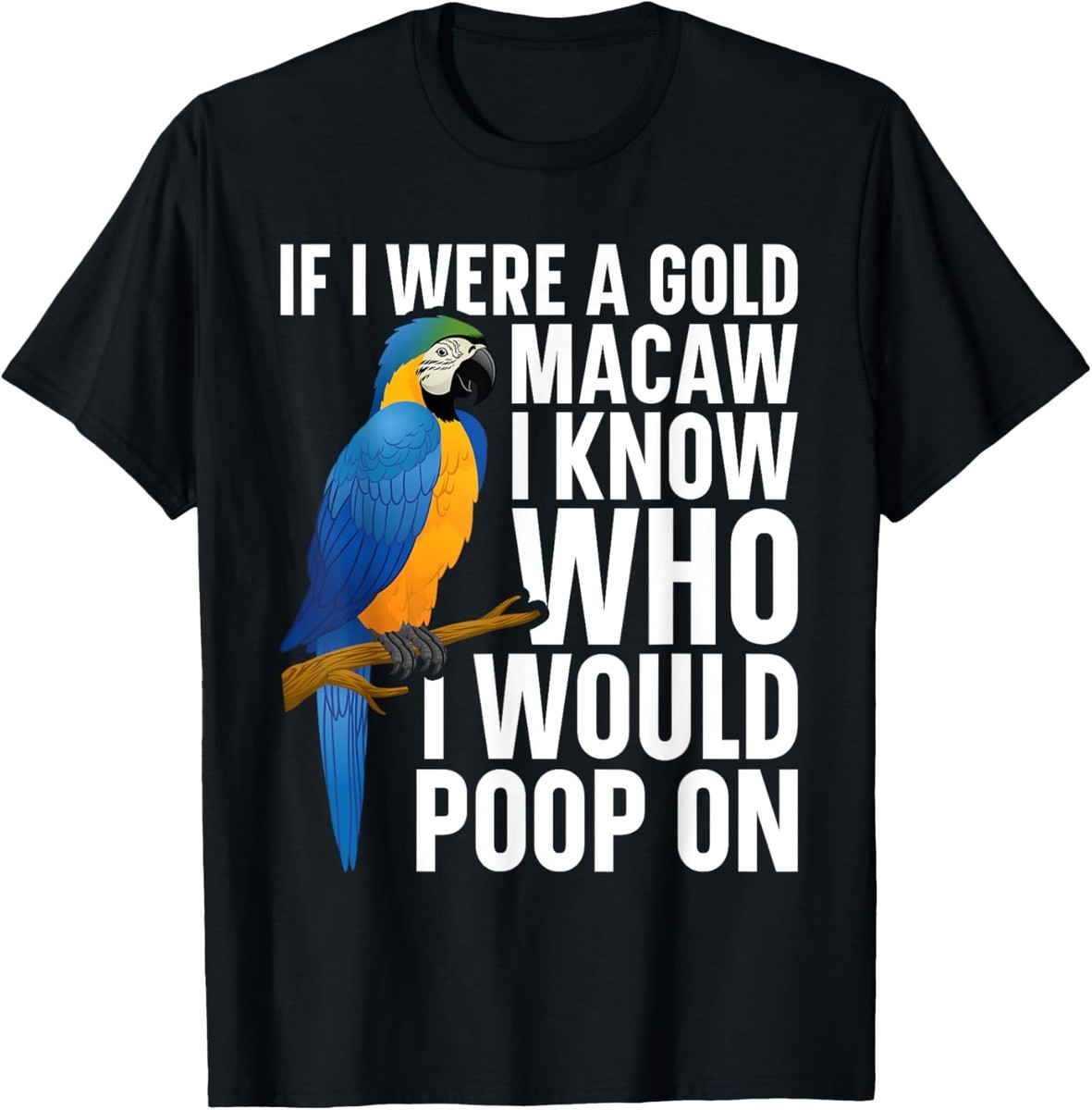 Gold Macaw Parrot Lover Blue and Gold Macaw Toys Blue Macaw T