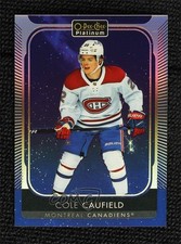 2021 O-Pee-Chee Platinum Marquee Rookies Cosmic Blue Variant Cole Caufield 0y85