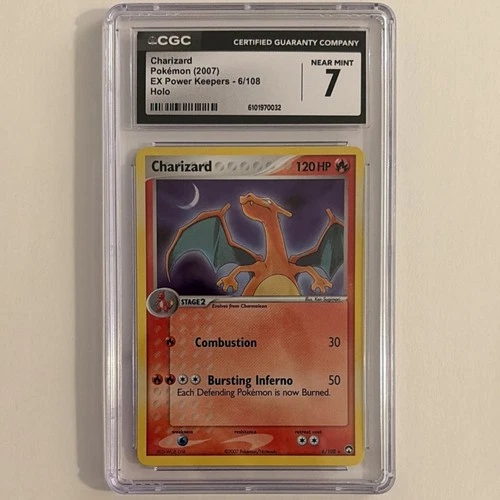 Charizard 2007 EX Power Keepers 6/108 Holo Rare CGC 7 Pokémon TCG Card