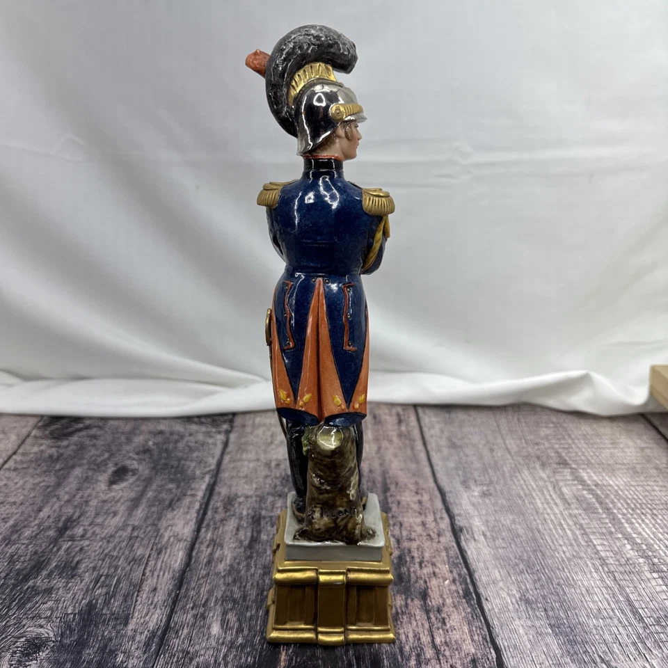 Capodimonte Porcelain Figure of a Military Soldier by Bruno Merli Italian - Image 2 of 4