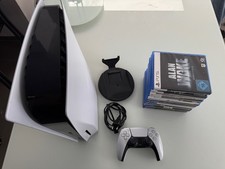 Sony Playstation 5 - Disc Edition - PS5 Konsole + 1 Controller + 12 Spiele