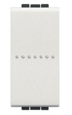 BTICINO LL - INTERRUTTORE  PULSANTE AX 1P NO 10A 1M BIANCO N4055N