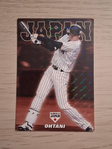 2017 SHOHEI OHTANI Calbee Baseball Card Samurai version Japanese Foil SJ-06 (C3)