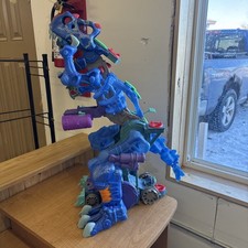 Giant Fisher-Price Imaginext Ultra Ice Blue T-Rex Dinosaur Sounds  Lights
