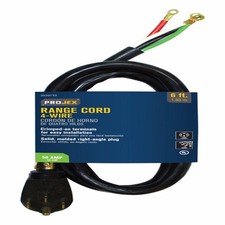 Projex 6/2 & 8/2 SRDT 125/250 V 6 ft. L Range Cord