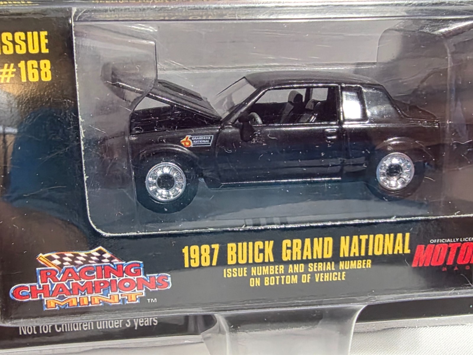 1987 BUICK GRAND NATIONAL BLACK ISSUE 168 RACING CHAMPIONS MINT MOTOR TREND CAR