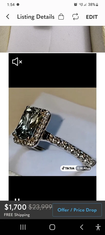 Neil Lane Engagement Ring for that special someone or to treat yourself!!! - Image 2 of 4